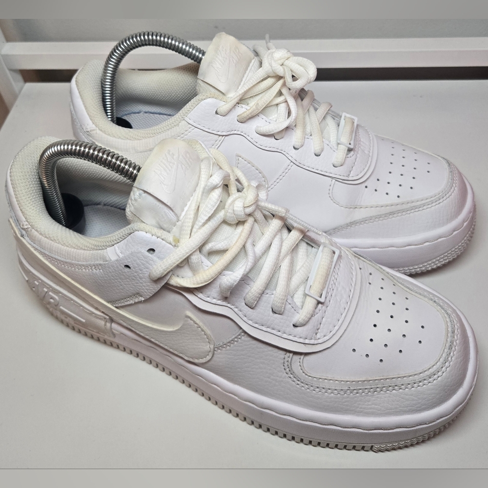 Nike White Leather Sneakers